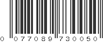 UPC 077089730050