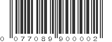 UPC 077089900002