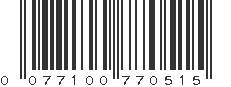 UPC 077100770515