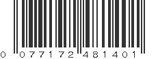 UPC 077172481401