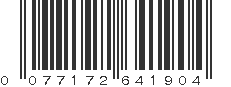 UPC 077172641904