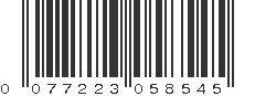 UPC 077223058545