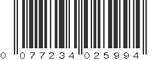 UPC 077234025994