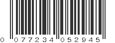 UPC 077234052945