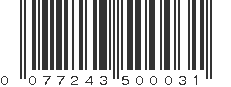 UPC 077243500031