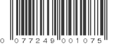 UPC 077249001075