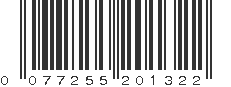 UPC 077255201322