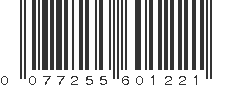 UPC 077255601221