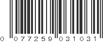 UPC 077259031031