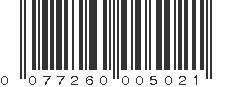 UPC 077260005021