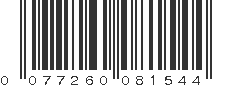 UPC 077260081544