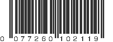 UPC 077260102119