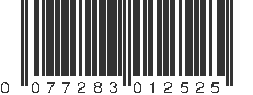 UPC 077283012525