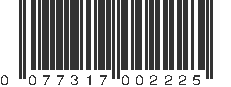 UPC 077317002225