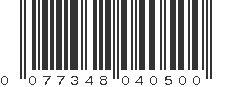 UPC 077348040500