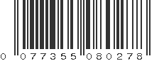 UPC 077355080278