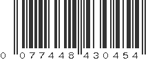 UPC 077448430454