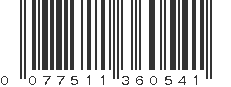 UPC 077511360541