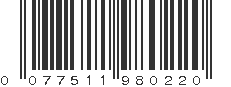 UPC 077511980220