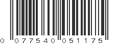 UPC 077540051175