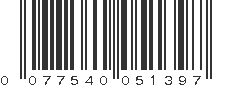 UPC 077540051397