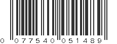 UPC 077540051489