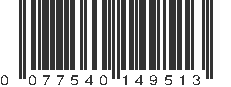 UPC 077540149513