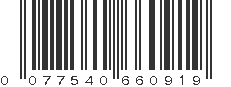 UPC 077540660919
