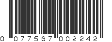 UPC 077567002242