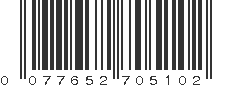 UPC 077652705102