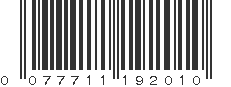 UPC 077711192010