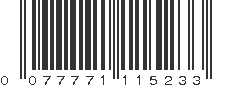 UPC 077771115233