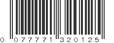 UPC 077771320125