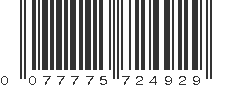 UPC 077775724929
