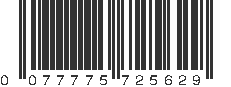 UPC 077775725629