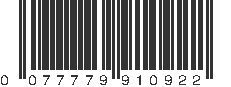 UPC 077779910922