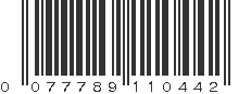 UPC 077789110442