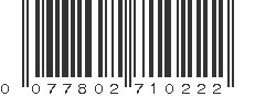 UPC 077802710222