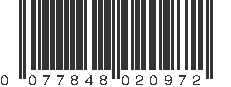 UPC 077848020972