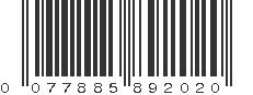 UPC 077885892020