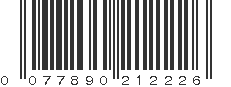 UPC 077890212226