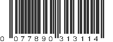 UPC 077890313114