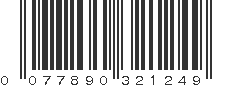 UPC 077890321249