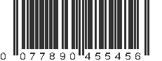 UPC 077890455456