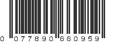 UPC 077890660959