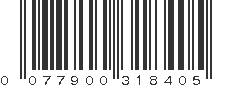 UPC 077900318405