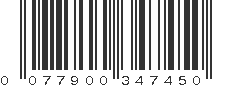 UPC 077900347450