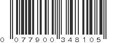 UPC 077900348105