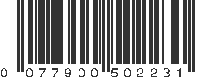 UPC 077900502231