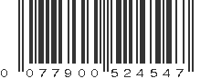 UPC 077900524547